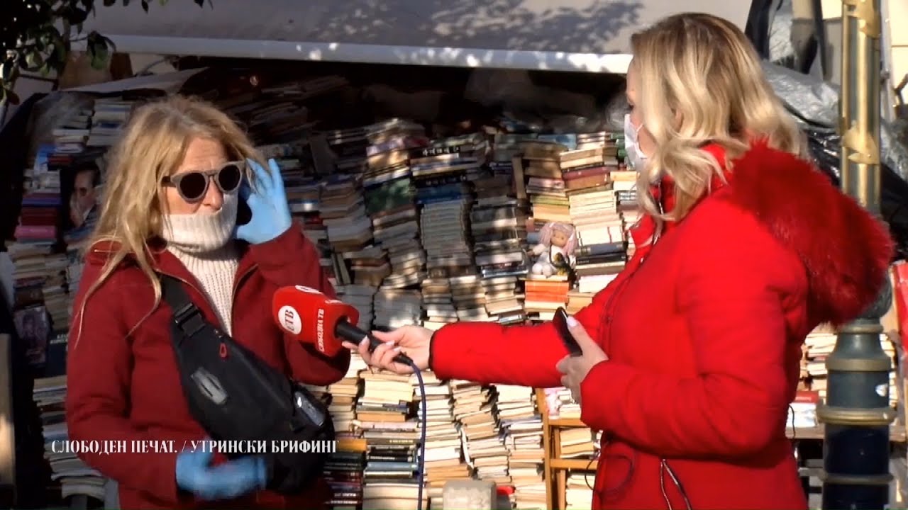 Соња Иванова, продавачка на книги се спротивставува на идејата тезгите да се пренесат на новиот пешачки мост